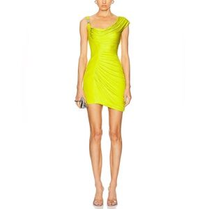Versace Medusa Ruched Bodycon Mini Dress